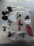 Bosch 970cc Injector Set 14mm, High Impedance, With Clips