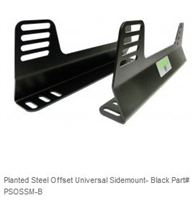 Planted Steel Offset Universal Side Mounts - BLACK