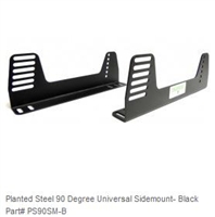 Planted Steel 90 Degree Universal Side Mounts - Black