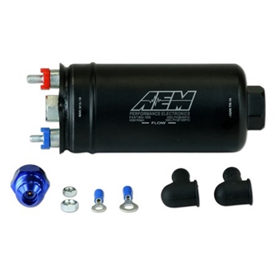 AEM 385lph High Flow In-Line Fuel Pump