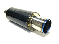 HKS Carbon TI Universal Muffler With 3" Inlet 31012-BA001