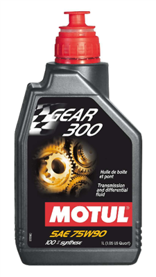 Motul Gear 300 Manual Transmission Fluid, 1QT.
