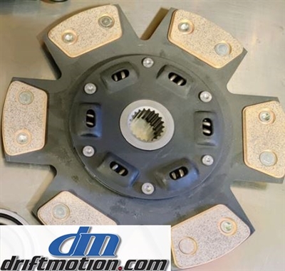 DM 6 puck R154/W58/AR5 ceramic/metallic sprung disc
